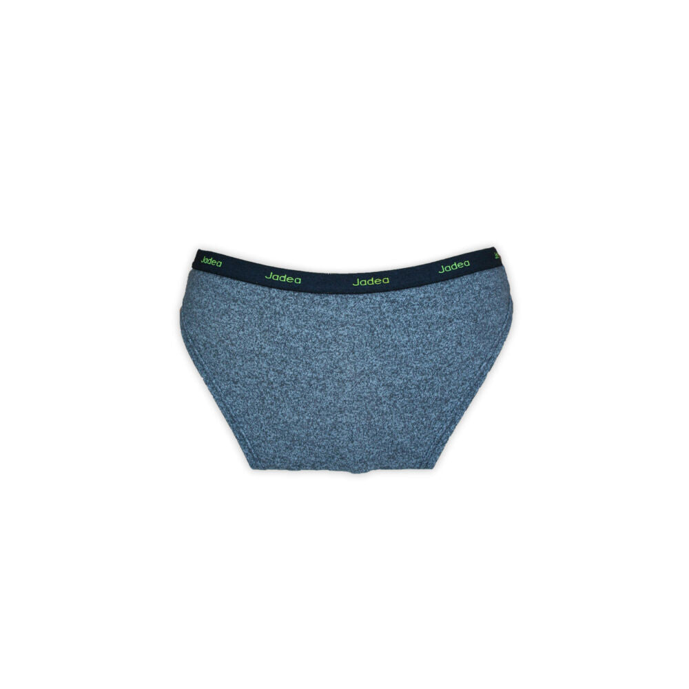 Women's two-piece cotton sports underwear set - sports panties-thick strap top - denim blue - M