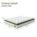 BedStory Queen 30cm Hybrid Mattress Cooling Gel Memory Foam 5 Zone Pocket Spring Bed Temperature Regulating